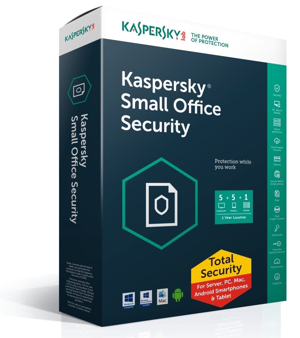 Kaspersky Small Office Security 10 PC 1 Year