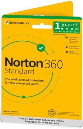  Norton 360 Standard 1 User 1 Year 