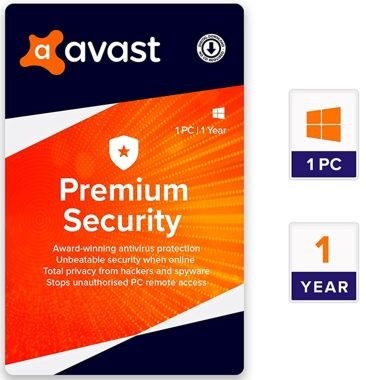  Avast Premium 1 PC 1 Year 