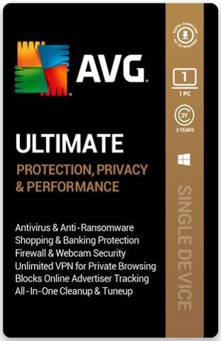  AVG Ultimate 1 Device 3 Years 