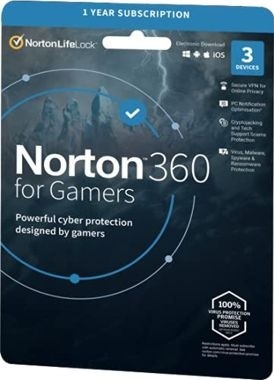  Norton 360 for Gamers 3 Devices 1 Year 