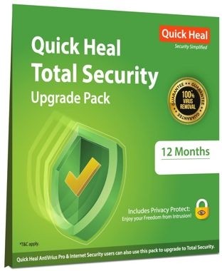  Quick Heal Total Security 1 PC 1 Year Renewal 
