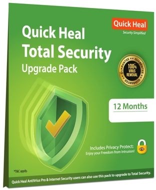 Quick Heal Total Security 1 PC 1 Year Renewal