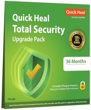 Quick Heal Total Security 1 PC 3 Year Renewal