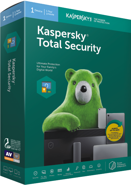  Kaspersky Total Security 1 PC 1 Year 