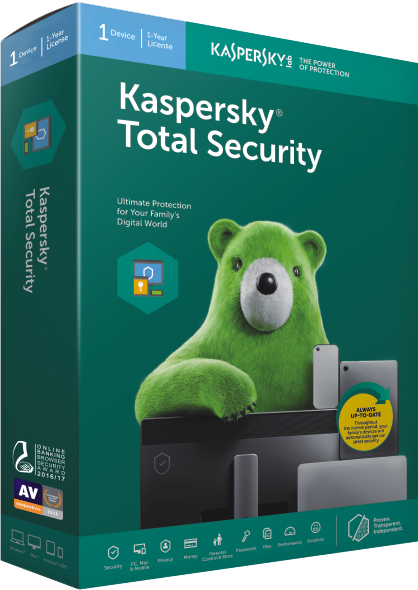 Kaspersky Total Security 3 Devices 1 Year